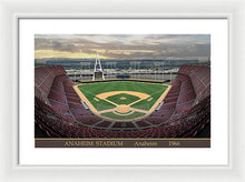 Load image into Gallery viewer, Anaheim Stadium 1966 - Framed Print
