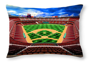 Anaheim Stadium 1987 - Throw Pillow