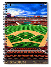 Load image into Gallery viewer, Anaheim Stadium 1987 - Spiral Notebook
