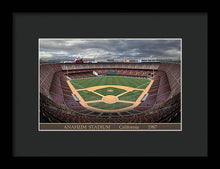 Load image into Gallery viewer, Anaheim Stadium 1987 - Framed Print
