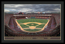 Load image into Gallery viewer, Anaheim Stadium 1987 - Framed Print
