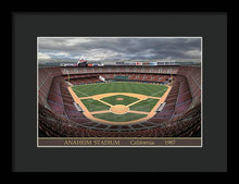 Load image into Gallery viewer, Anaheim Stadium 1987 - Framed Print
