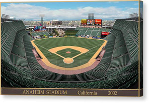 Anaheim Stadium 2002 - Canvas Print