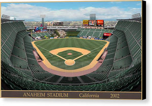 Anaheim Stadium 2002 - Canvas Print