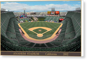 Anaheim Stadium 2002 - Canvas Print