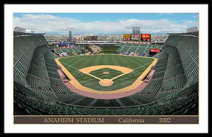 Anaheim Stadium 2002 - Framed Print