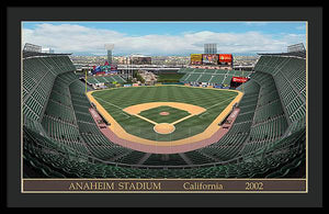 Anaheim Stadium 2002 - Framed Print