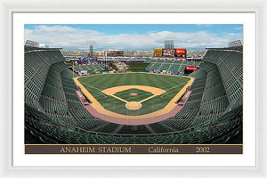 Anaheim Stadium 2002 - Framed Print