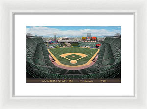 Anaheim Stadium 2002 - Framed Print