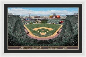 Anaheim Stadium 2002 - Framed Print