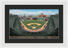 Load image into Gallery viewer, Anaheim Stadium 2002 - Framed Print
