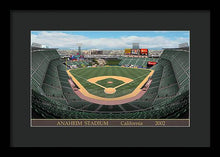 Load image into Gallery viewer, Anaheim Stadium 2002 - Framed Print
