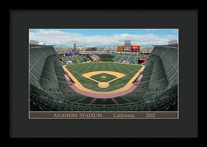 Anaheim Stadium 2002 - Framed Print