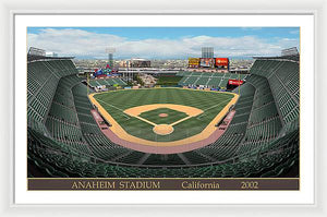 Anaheim Stadium 2002 - Framed Print