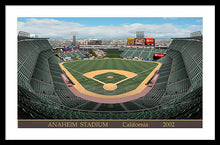 Load image into Gallery viewer, Anaheim Stadium 2002 - Framed Print
