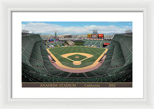 Load image into Gallery viewer, Anaheim Stadium 2002 - Framed Print
