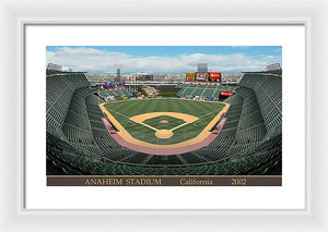 Anaheim Stadium 2002 - Framed Print