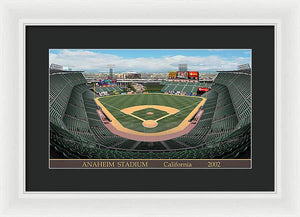 Anaheim Stadium 2002 - Framed Print