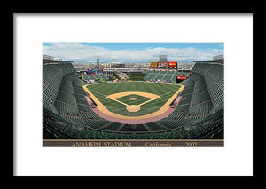 Anaheim Stadium 2002 - Framed Print