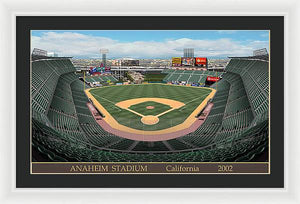 Anaheim Stadium 2002 - Framed Print