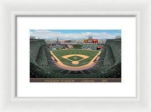 Anaheim Stadium 2002 - Framed Print