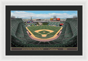 Anaheim Stadium 2002 - Framed Print