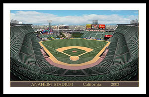 Anaheim Stadium 2002 - Framed Print