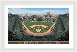 Anaheim Stadium 2002 - Framed Print