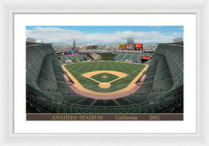 Anaheim Stadium 2002 - Framed Print