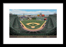 Load image into Gallery viewer, Anaheim Stadium 2002 - Framed Print
