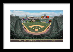 Anaheim Stadium 2002 - Framed Print