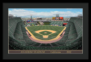 Anaheim Stadium 2002 - Framed Print