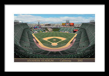 Load image into Gallery viewer, Anaheim Stadium 2002 - Framed Print
