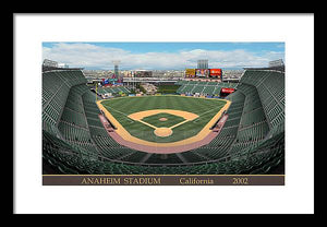 Anaheim Stadium 2002 - Framed Print