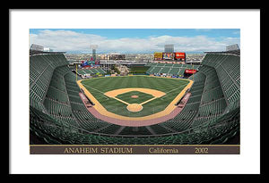 Anaheim Stadium 2002 - Framed Print