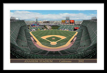 Load image into Gallery viewer, Anaheim Stadium 2002 - Framed Print
