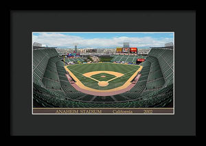 Anaheim Stadium 2002 - Framed Print