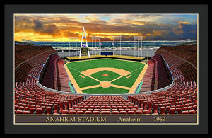 Angel Stadium 1969 - Framed Print