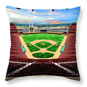 Angel Stadium 1969 - Throw Pillow