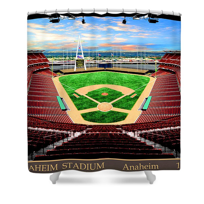 Angel Stadium 1969 - Shower Curtain