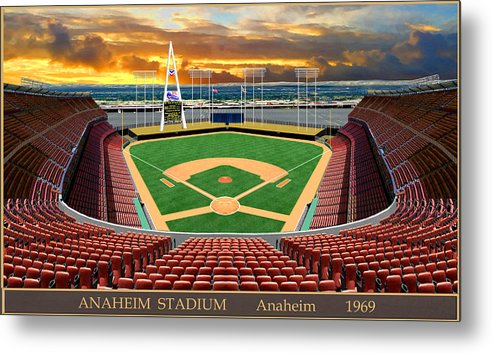 Angel Stadium 1969 - Metal Print