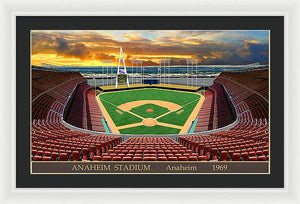 Angel Stadium 1969 - Framed Print