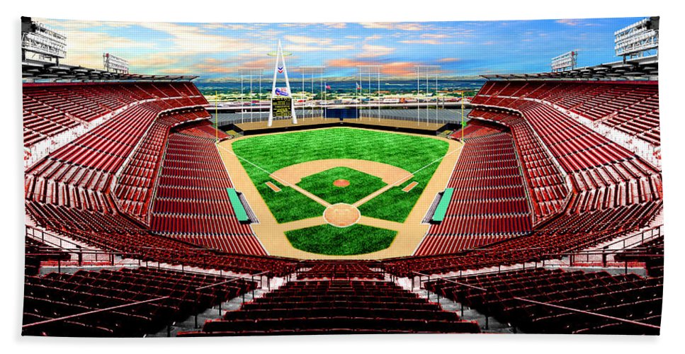 Angel Stadium 1969 - Beach Towel