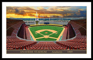 Angel Stadium 1969 - Framed Print