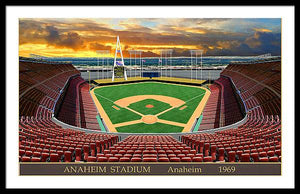 Angel Stadium 1969 - Framed Print