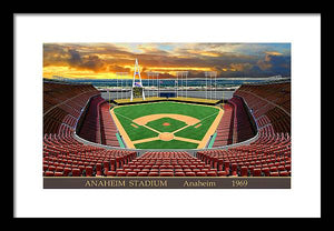 Angel Stadium 1969 - Framed Print