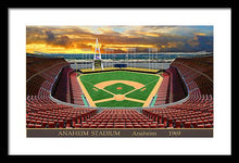 Load image into Gallery viewer, Angel Stadium 1969 - Framed Print
