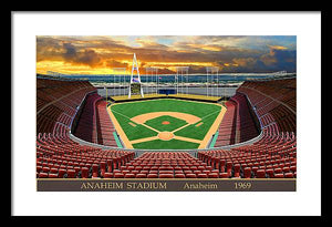 Angel Stadium 1969 - Framed Print