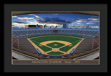 Load image into Gallery viewer, Arlington Stadium 1972 - Framed Print
