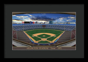 Arlington Stadium 1972 - Framed Print